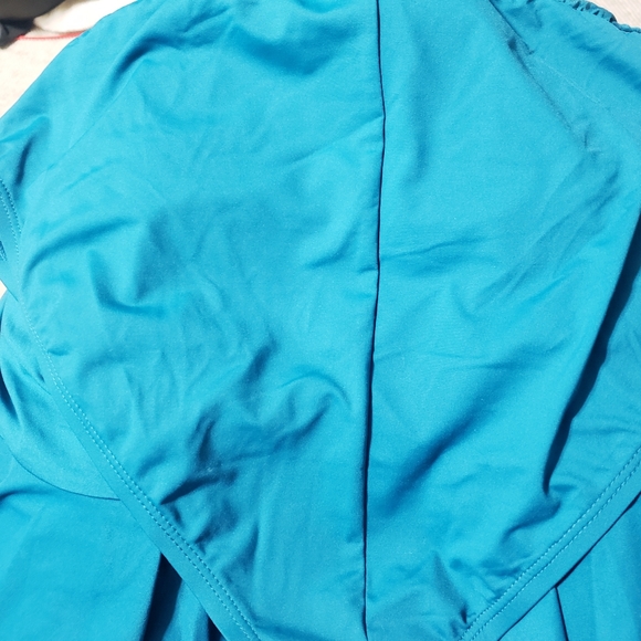 Sz 10 La Blanca  Island Goddess Ruffle Swim Skirt - Picture 12 of 16